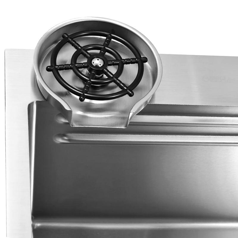 Фото - мойка врезная Gerhans K37545 со смесителем и аксесуарами 