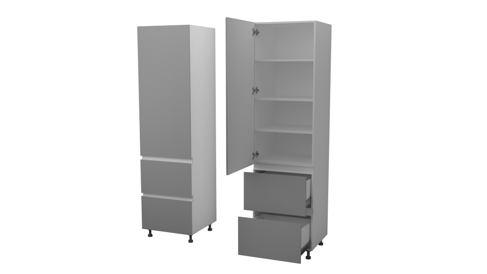 Фото - пенал Аттика Гола 60 1-дв 2-ящ АПС62  Фото - пенал Аттика Гола 60 1-дв 2-ящ АПС62