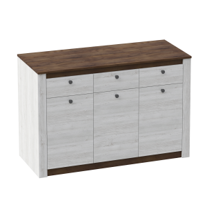 тумба Даллас 3-дв 3-ящ 