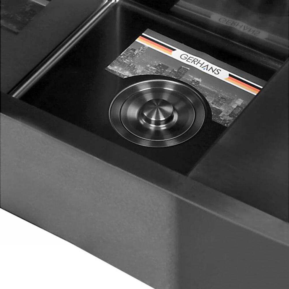 Фото - мойка врезная прямоугольная Gerhans 58*48 левая 