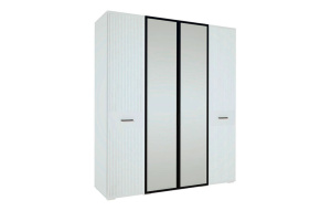 шкаф 4-дв Хилтон  с зеркалом 