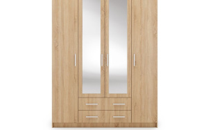 шкаф 4-дв Айова 4 с зеркалом  