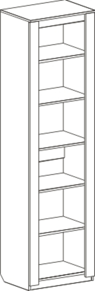 Фото - шкаф 1-дв Элана для гостиной 