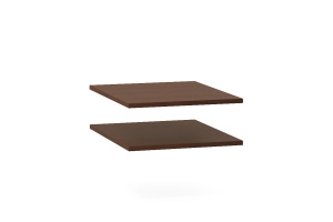 полки д/шкафа Адажио 1-дв комплект 2шт 