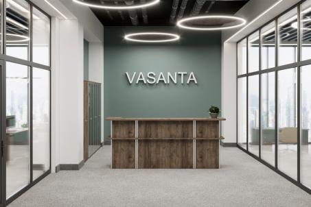 стойка администратора Васанта 272*76 дуб самдал 