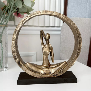 статуэтка Поза йоги №2 бронза 