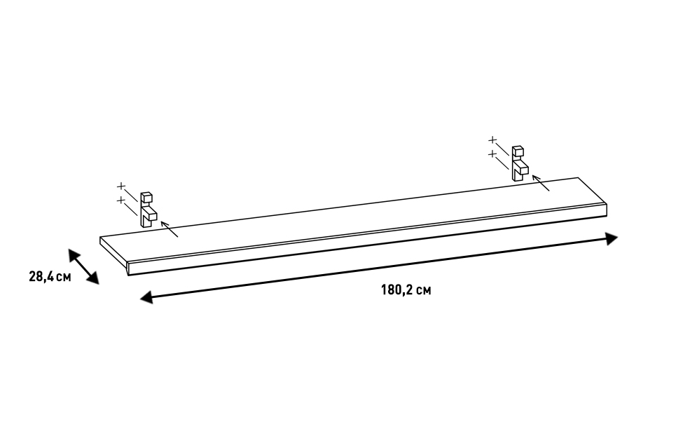 Фото - полка Анри 180 