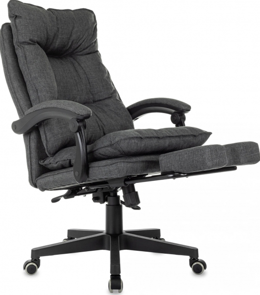 Фото - кресло руководителя Бюрократ CH-820MSG-F с подставкой для ног 