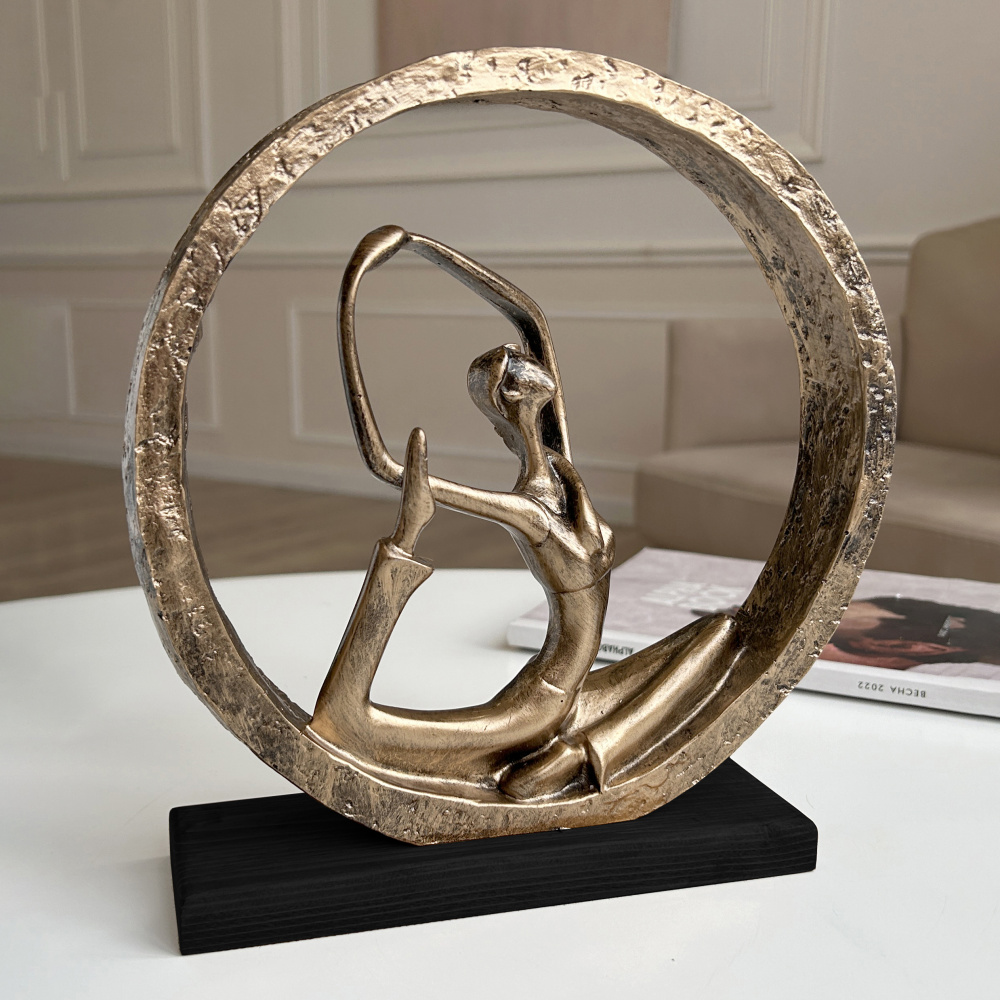 Фото - статуэтка Поза йоги №1 бронза 