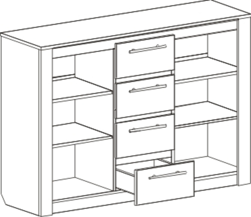 Фото - комод Элана с баром 