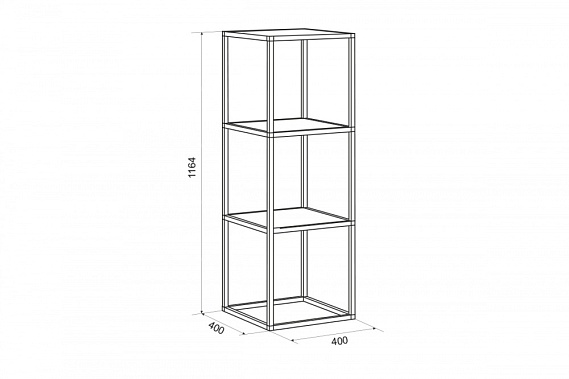 Фото - стеллаж Куб 3 
