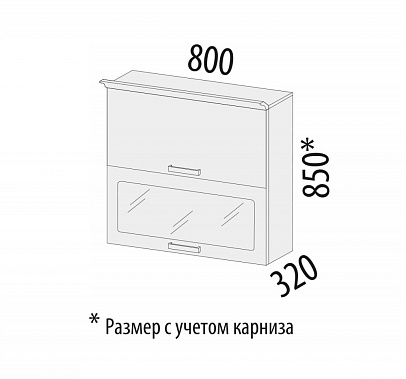 Фото - шкаф-витрина Тиффани 80 
