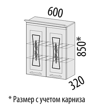 Фото - шкаф-сушка Виктория 60 