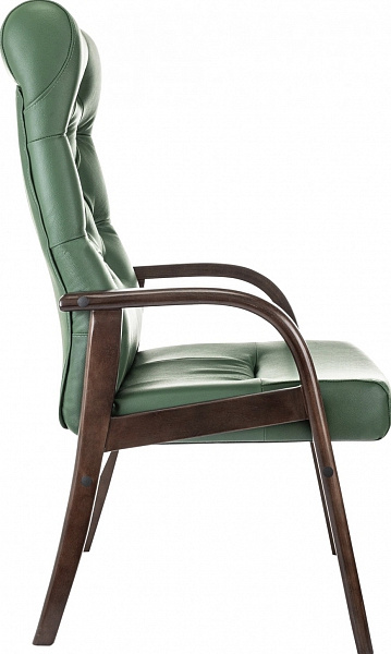 Фото - кресло д/посетителя Бюрократ T-9928Walnut-CF  Фото - кресло д/посетителя Бюрократ T-9928Walnut-CF