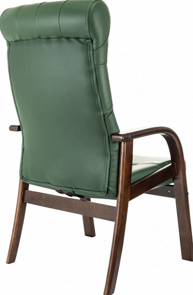 Фото - кресло д/посетителя Бюрократ T-9928Walnut-CF  Фото - кресло д/посетителя Бюрократ T-9928Walnut-CF