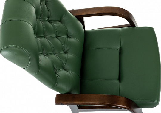 Фото - кресло д/посетителя Бюрократ T-9928Walnut-CF  Фото - кресло д/посетителя Бюрократ T-9928Walnut-CF