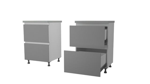 Фото - стол Аттика Гола 60 с 2-ящ  Фото - стол Аттика Гола 60 с 2-ящ