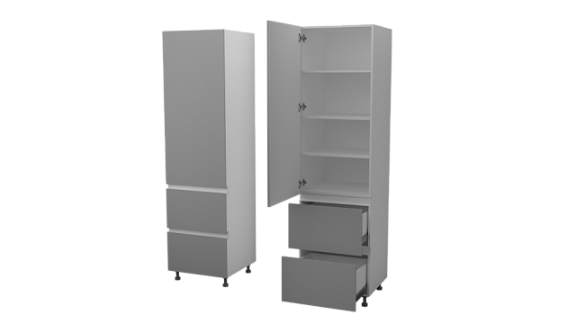 Фото - пенал Аттика Гола 60 1-дв 2-ящ АПС62  Фото - пенал Аттика Гола 60 1-дв 2-ящ АПС62