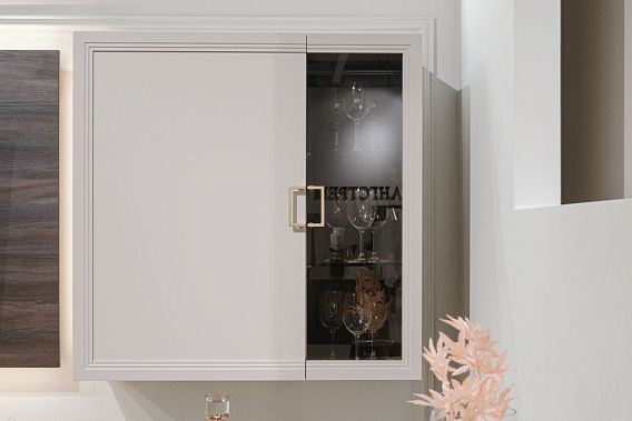 Фото - шкаф-витрина Дольче настенный 