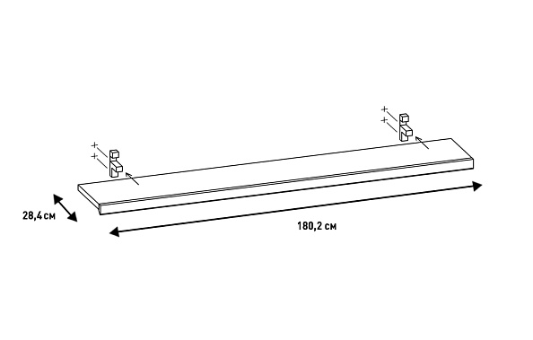 Фото - полка Анри 180 
