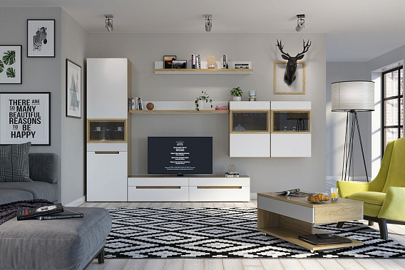 Фото - шкаф-витрина Анри 1-дв навесной 