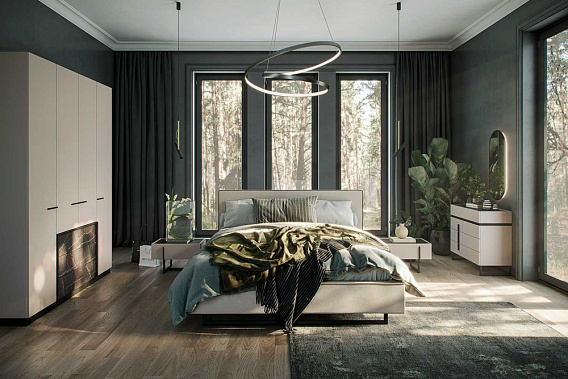 Фото - шкаф 2-дв Милагро с 3-ящ 