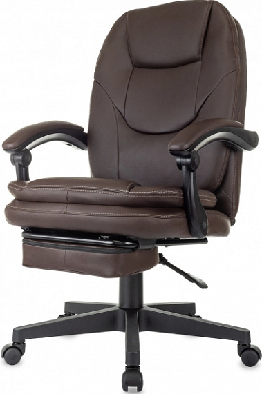 Фото - кресло руководителя Бюрократ CH-868N-BF с подставкой для ног 