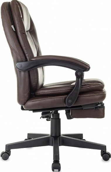Фото - кресло руководителя Бюрократ CH-868N-BF с подставкой для ног 
