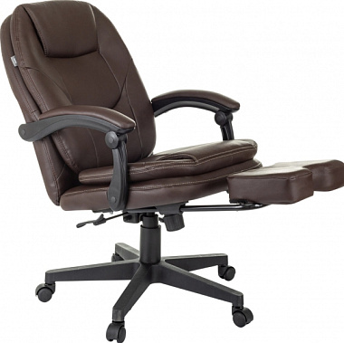 Фото - кресло руководителя Бюрократ CH-868N-BF с подставкой для ног 