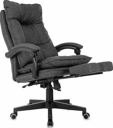 Фото - кресло руководителя Бюрократ CH-820MSG-F с подставкой для ног 