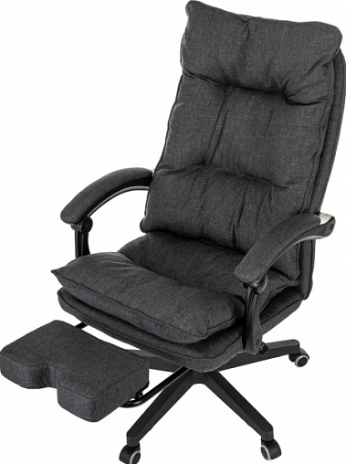 Фото - кресло руководителя Бюрократ CH-820MSG-F с подставкой для ног 