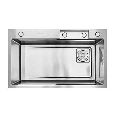 Фото - мойка врезная Gerhans K37545 со смесителем и аксесуарами 