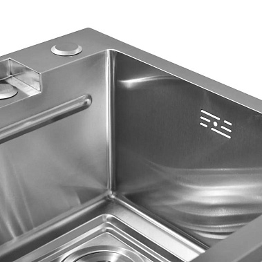 Фото - мойка врезная Gerhans K37545 со смесителем и аксесуарами 