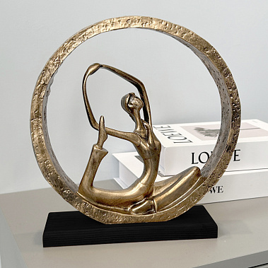 Фото - статуэтка Поза йоги №1 бронза 