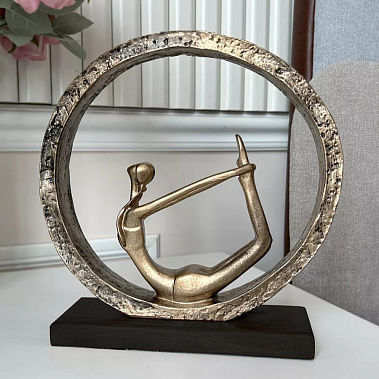 Фото - статуэтка Поза йоги №4 бронза 