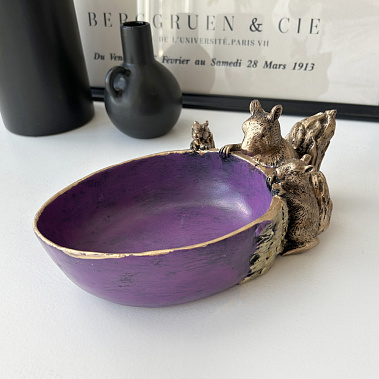 Фото - подставка декоративная д/мелочей Белки оригинальный 