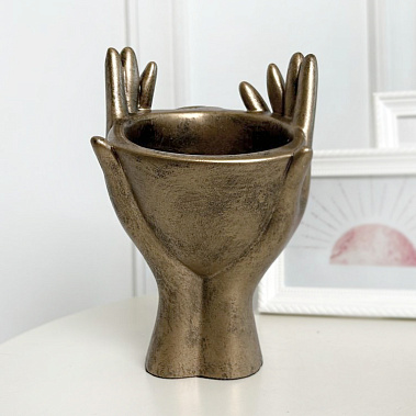 Фото - подставка декоративная д/мелочей Мечта бронза 