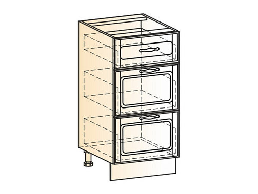 Фото - стол Сильва 40 с/3 ящ 