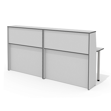 Фото - стойка администратора Агат 240 светло-серый 