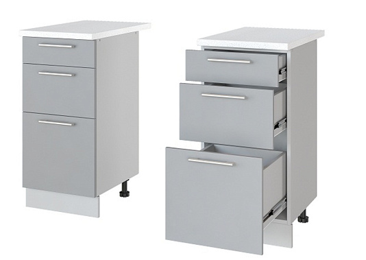 Фото - стол Монс 40 3-ящ 