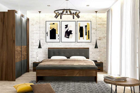 Фото - тумба прикроватная Глазго с 2-ящ 