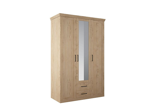 Фото - шкаф 3-дв Магнум с зеркалом 2-ящ 