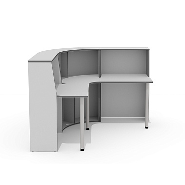 Фото - стойка администратора Агат 170*170 светло-серый 