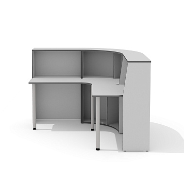 Фото - стойка администратора Агат 170*170 светло-серый 