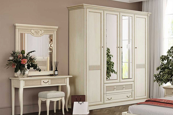 Фото - шкаф 4-дв Изотта 