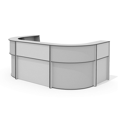 Фото - стойка администратора Агат 320*170 светло-серый 