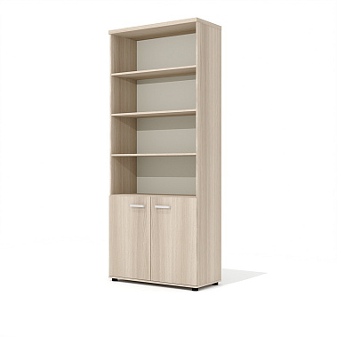Фото - шкаф д/документов Гранд высокий п/открытый ясень шимо 