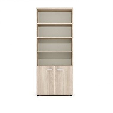 Фото - шкаф д/документов Гранд высокий п/открытый ясень шимо 