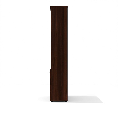 Фото - шкаф д/одежды Гранд высокий п/открытый орех 