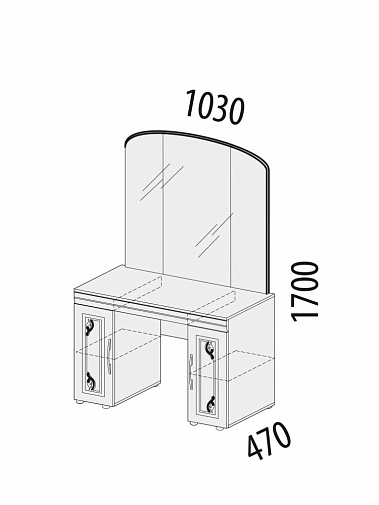 Фото - стол туалетный Версаль 